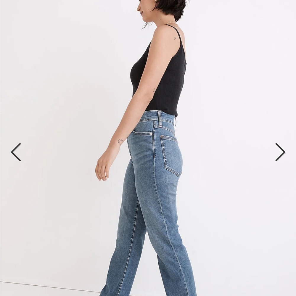 Madewell Perfect Vintage Straight Jean: Crossover Edition / 33 / MALVERN WASH - Picture 4 of 9